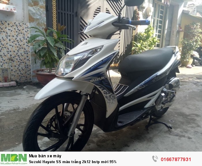 Suzuki Hayate SS màu trắng 2k12 bstp mới 95%