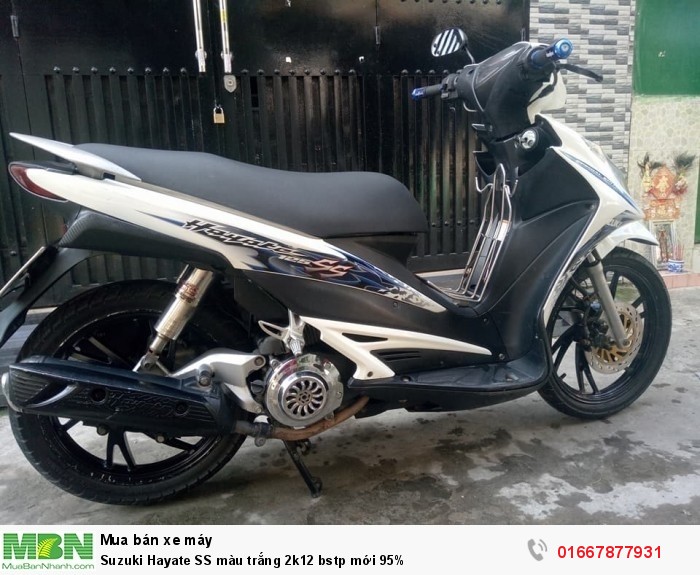 Suzuki Hayate SS màu trắng 2k12 bstp mới 95%