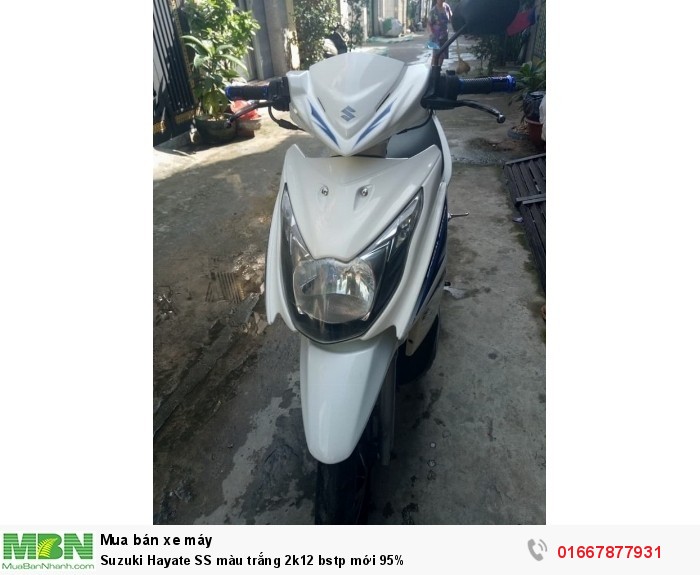 Suzuki Hayate SS màu trắng 2k12 bstp mới 95%
