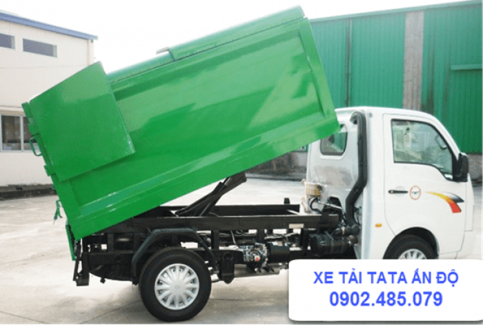 Xe tải TaTa chở rác cam kết chất lượng cao