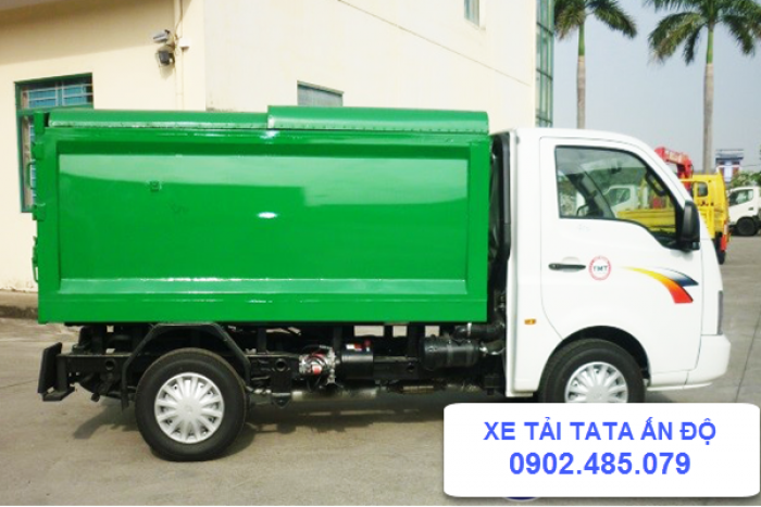 Xe thu gom rác TaTa 3,4 khối nhập khẩu Ấn Độ