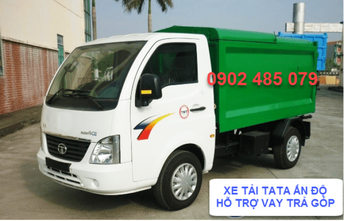 Xe thu gom rác TaTa 3,4 khối nhập khẩu Ấn Độ