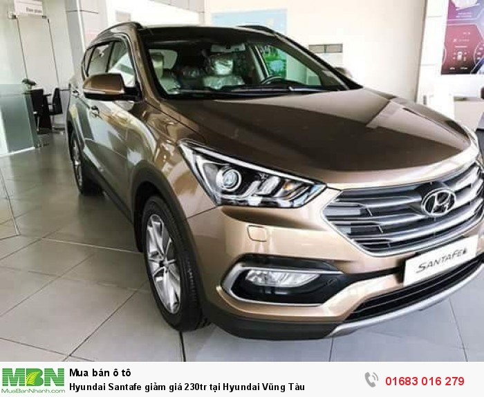 Hyundai Santafe giảm giá 230tr tại Hyundai Vũng Tàu