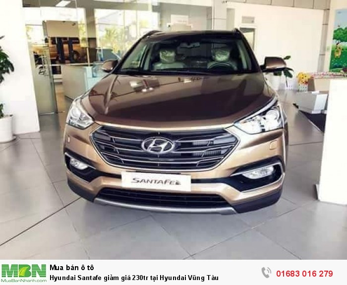 Hyundai Santafe giảm giá 230tr tại Hyundai Vũng Tàu