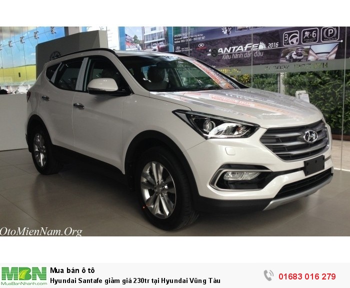 Hyundai Santafe giảm giá 230tr tại Hyundai Vũng Tàu