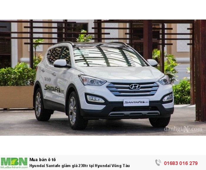 Hyundai Santafe giảm giá 230tr tại Hyundai Vũng Tàu