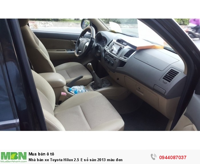 Nhà bán xe Toyota Hilux 2.5 E số sàn 2013 màu đen