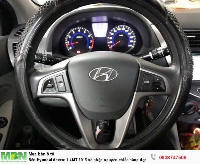 Bán Hyundai Accent 1.4MT 2015 xe nhập nguyên chiếc hàng đẹp