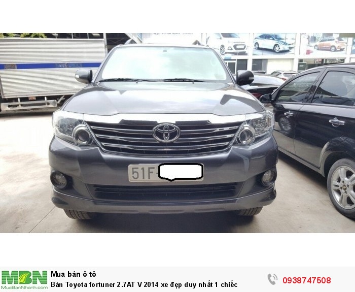 Bán Toyota fortuner 2.7AT V 2014 xe đẹp duy nhất 1 chiếc