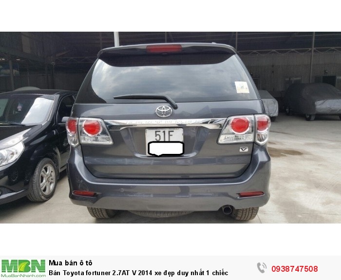 Bán Toyota fortuner 2.7AT V 2014 xe đẹp duy nhất 1 chiếc