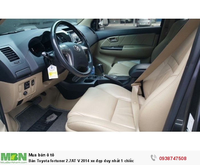 Bán Toyota fortuner 2.7AT V 2014 xe đẹp duy nhất 1 chiếc