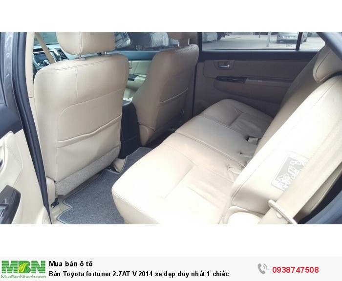 Bán Toyota fortuner 2.7AT V 2014 xe đẹp duy nhất 1 chiếc