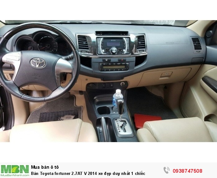 Bán Toyota fortuner 2.7AT V 2014 xe đẹp duy nhất 1 chiếc