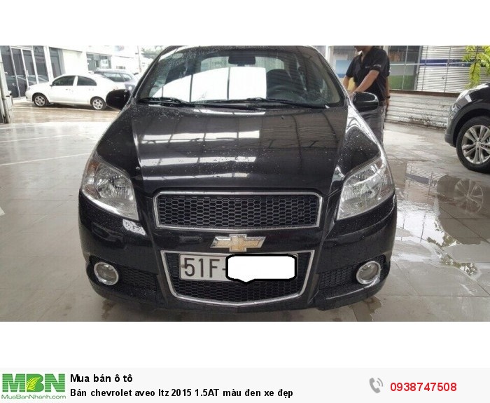 Bán chevrolet aveo ltz 2015 1.5AT màu đen xe đẹp