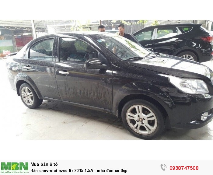 Bán chevrolet aveo ltz 2015 1.5AT màu đen xe đẹp