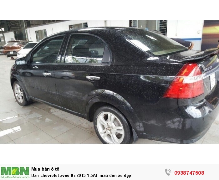 Bán chevrolet aveo ltz 2015 1.5AT màu đen xe đẹp