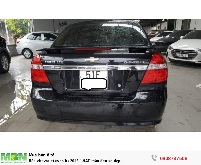 Bán chevrolet aveo ltz 2015 1.5AT màu đen xe đẹp