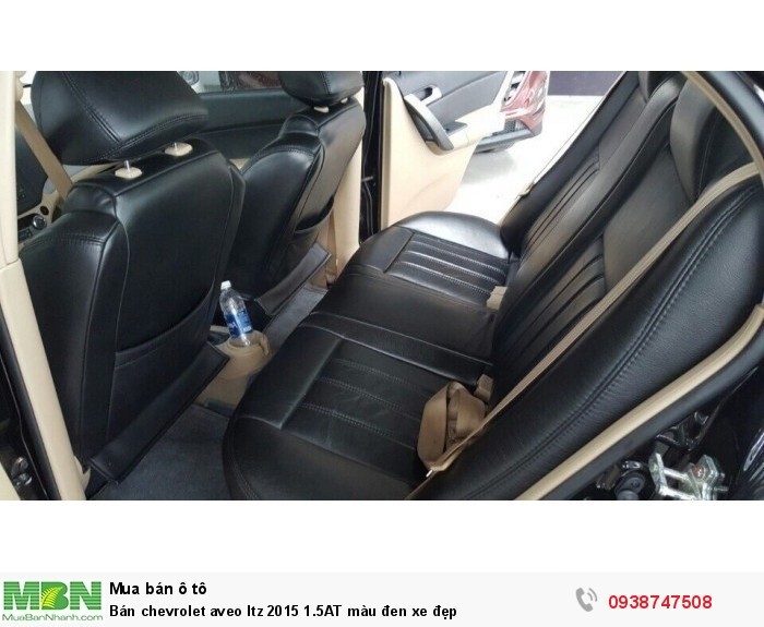Bán chevrolet aveo ltz 2015 1.5AT màu đen xe đẹp