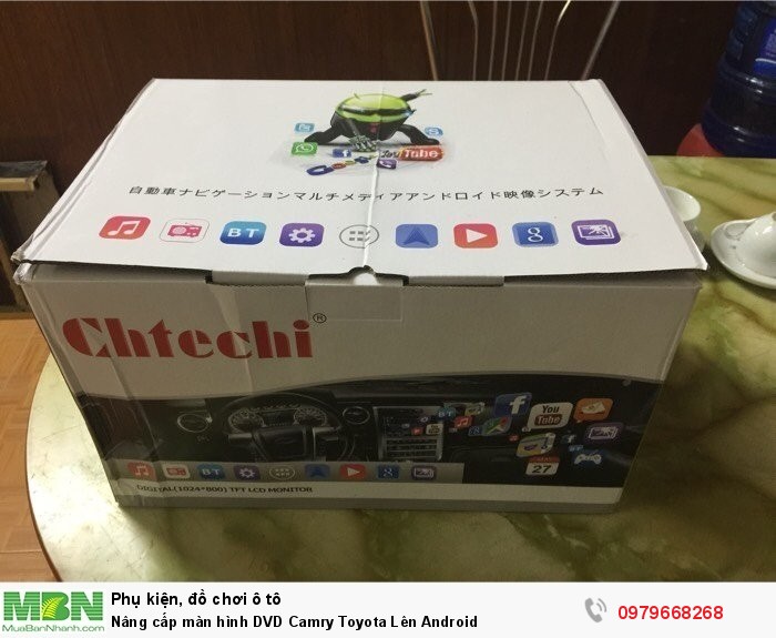 Nâng cấp màn hình DVD Camry Toyota Lên Android