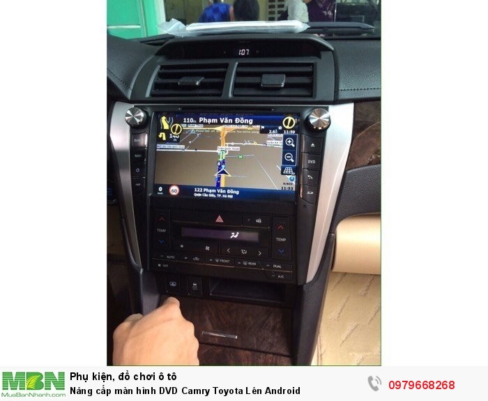 Nâng cấp màn hình DVD Camry Toyota Lên Android
