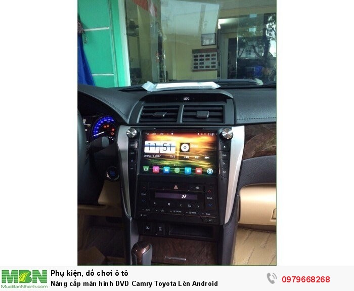 Nâng cấp màn hình DVD Camry Toyota Lên Android