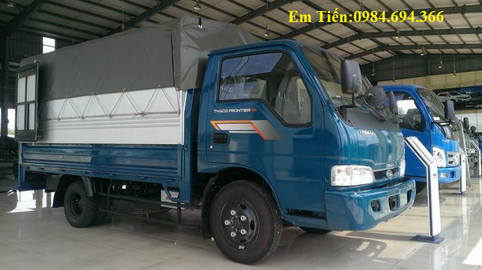 Xe tải Kia 1,25 tấn 1,4 tấn 1,9 tấn và 2,4 tấn Thaco Trường Hải đầy đủ các loại thùng giá ưu đãi