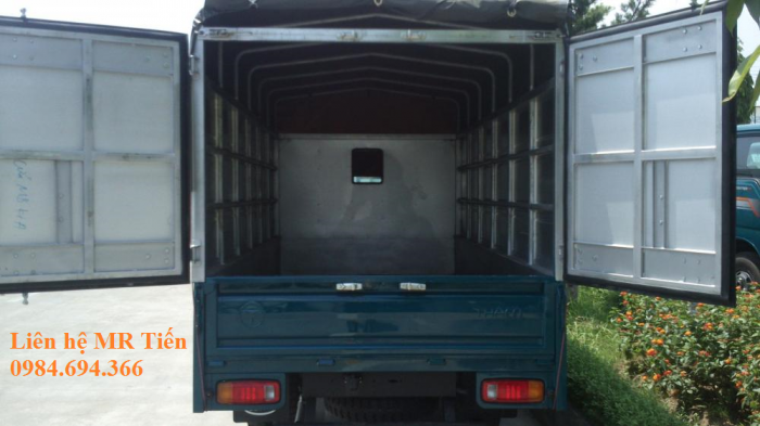 Xe tải Thaco Kia K190 tải 1,9 tấn có các loại thùng bạt, thùng kín cửa hông
