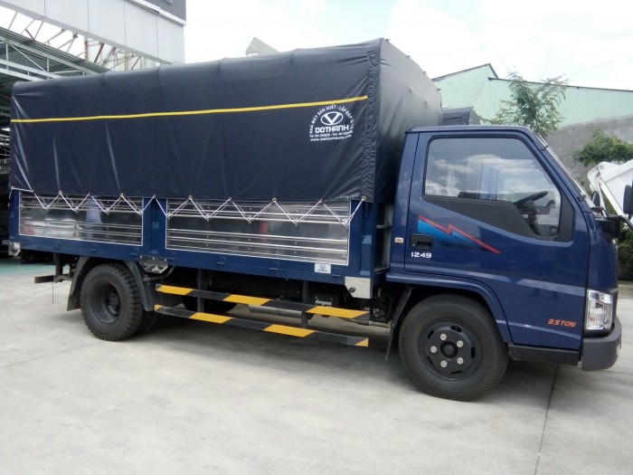 Xe Tải Dothanh 2 Tấn 4 Thùng Mui Bạt Động Cơ Isuzu 2017/ Huyndai Quốc Việt/ Dothanh Iz49