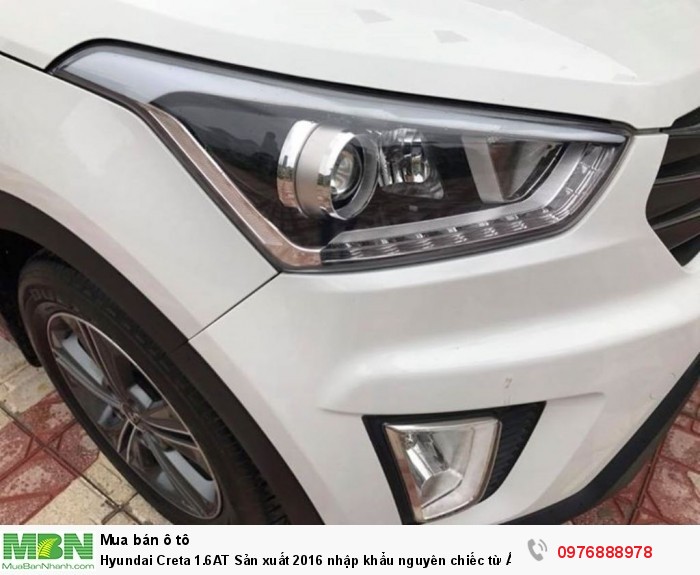 Hyundai Creta 1.6AT Sản xuất 2016 nhập khẩu nguyên chiếc từ Ấn Độ