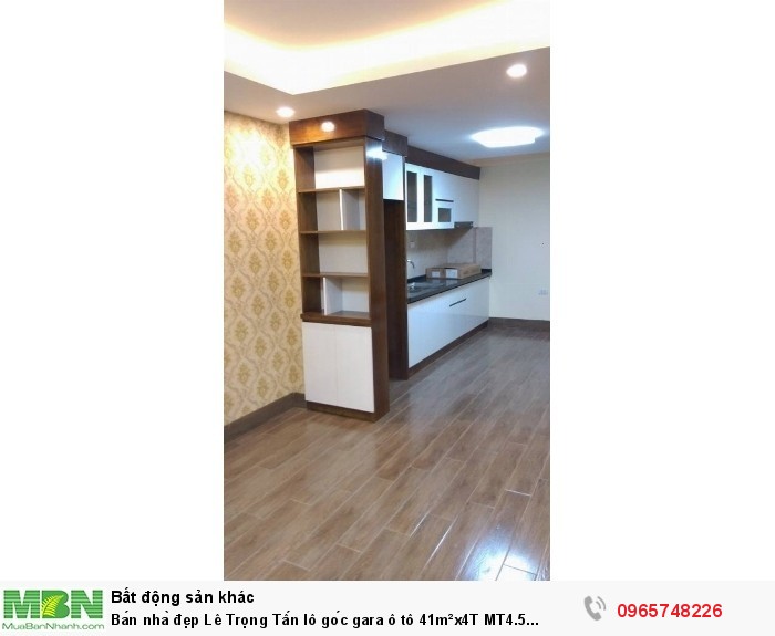 Bán nhà đẹp Lê Trọng Tấn lô góc gara ô tô 41m²x4T MT4.5 mét