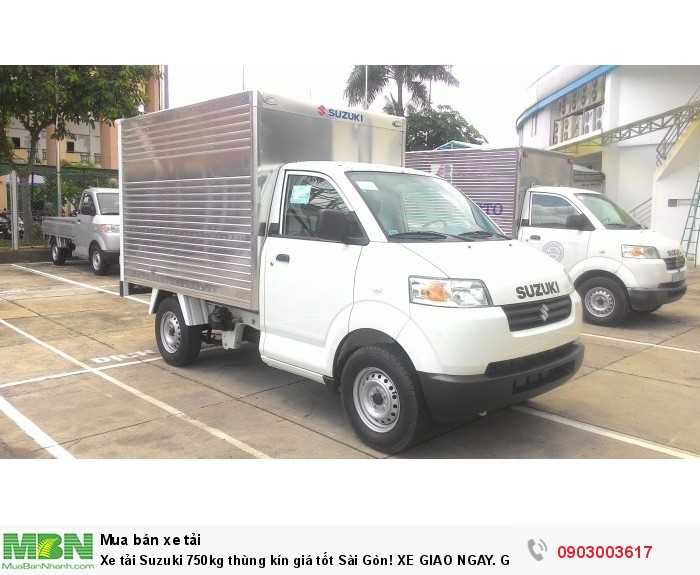 Xe tải Suzuki 750kg thùng kín giá tốt Sài Gòn! XE GIAO NGAY. Gọi: 0903.003.617