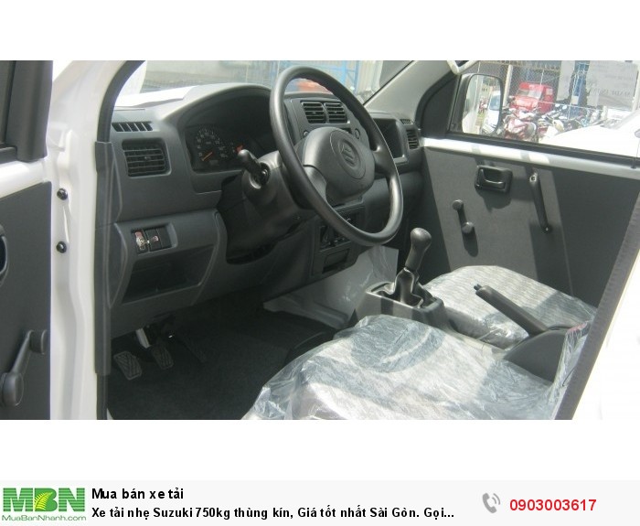 Xe tải nhẹ Suzuki 750kg thùng kín, Giá tốt nhất Sài Gòn. Gọi ngay: 0903.003.617