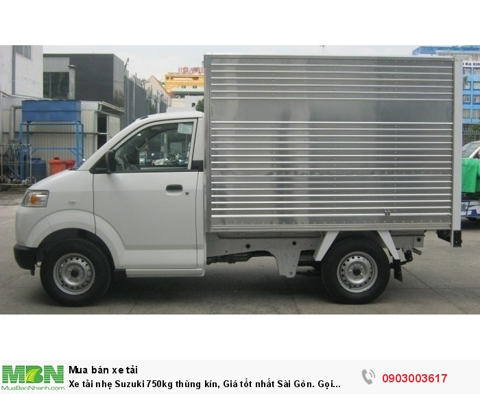 Xe tải nhẹ Suzuki 750kg thùng kín, Giá tốt nhất Sài Gòn. Gọi ngay: 0903.003.617