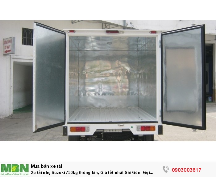 Xe tải nhẹ Suzuki 750kg thùng kín, Giá tốt nhất Sài Gòn. Gọi ngay: 0903.003.617