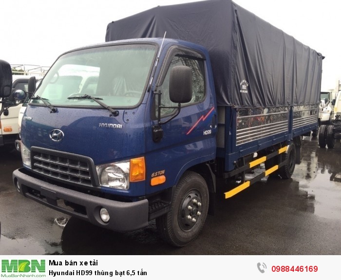 Hyundai HD99 thùng bạt 6,5 tấn