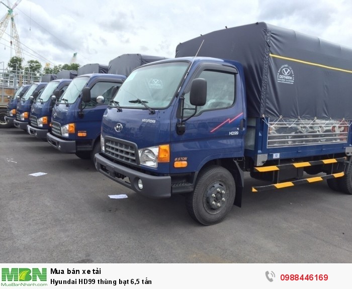 Hyundai HD99 thùng bạt 6,5 tấn