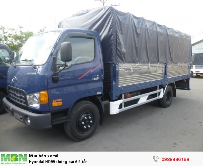 Hyundai HD99 thùng bạt 6,5 tấn