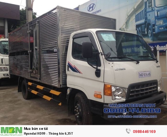 Hyundai HD99 - Thùng kín 6,35T