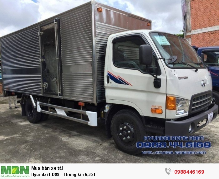 Hyundai HD99 - Thùng kín 6,35T