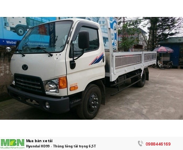 Hyundai HD99 - Thùng lửng tải trọng 6,5T