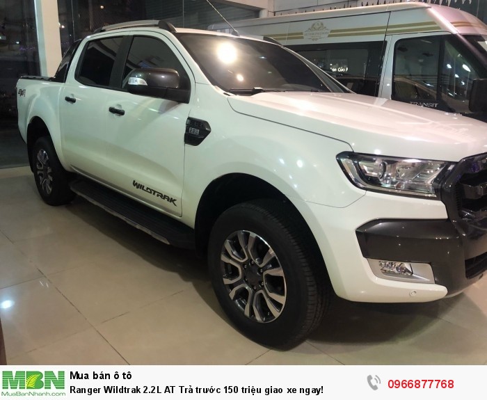 Ranger Wildtrak 2.0L AT Trả trước 150 triệu giao xe ngay!