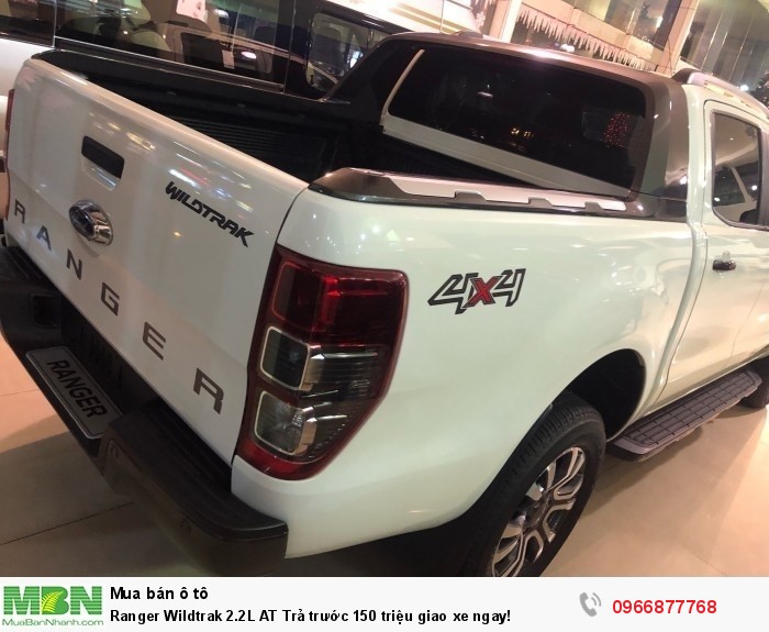 Ranger Wildtrak 2.0L AT Trả trước 150 triệu giao xe ngay!