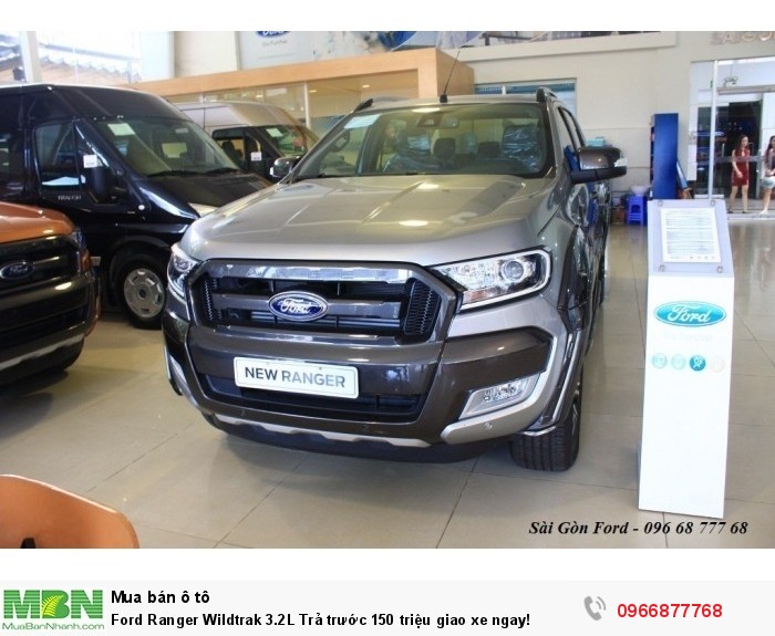 Ford Ranger Wildtrak 2.0L Trả trước 150 triệu giao xe ngay!