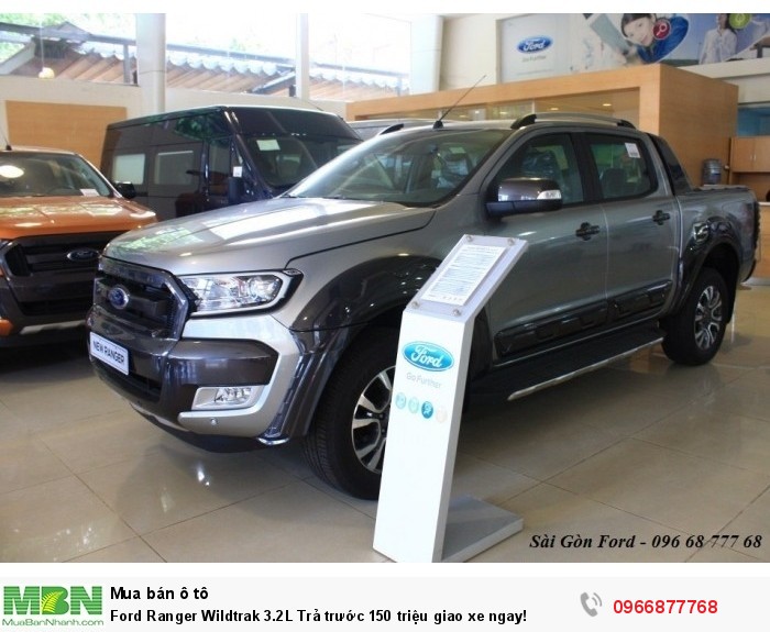 Ford Ranger Wildtrak 2.0L Trả trước 150 triệu giao xe ngay!