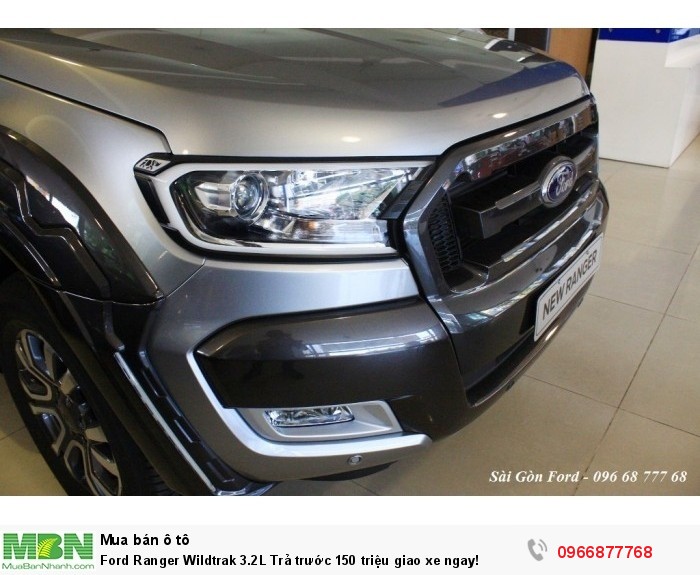 Ford Ranger Wildtrak 2.0L Trả trước 150 triệu giao xe ngay!