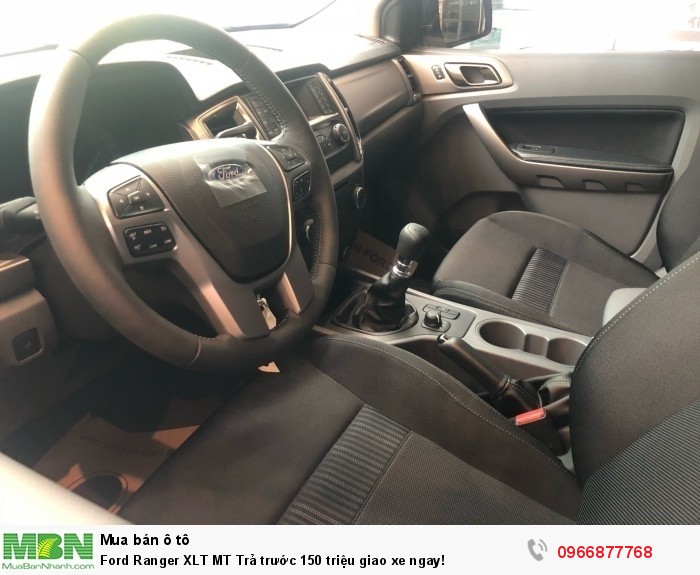 Ford Ranger XLS MT Trả trước 150 triệu giao xe ngay!