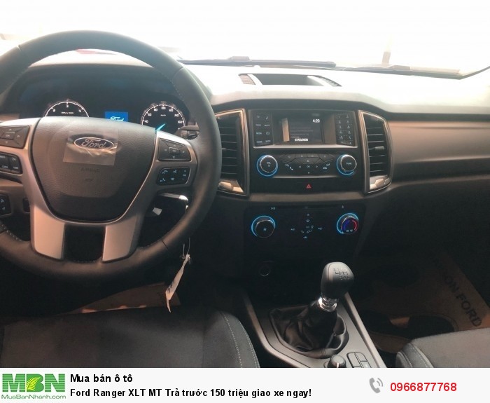 Ford Ranger XLS MT Trả trước 150 triệu giao xe ngay!