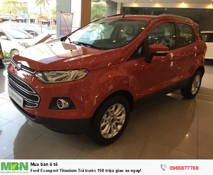 Ford Ecosport Titanium Trả trước 150 triệu giao xe ngay tại Gia Định Ford