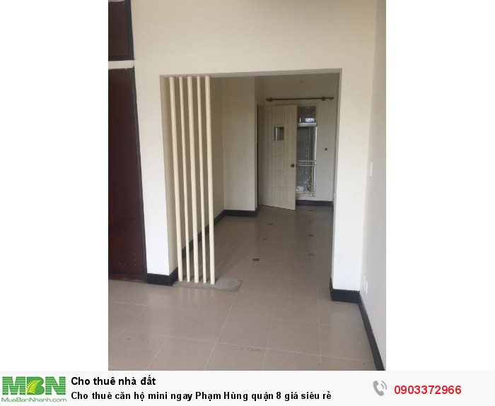 Cho thuê căn hộ mini ngay Phạm Hùng quận 8 giá siêu rẻ
