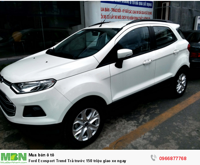 Ford Ecosport Trend Trả trước 150 triệu giao xe ngay